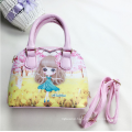One piece lovely Cartoon Pattern Handbags, Girls Tote Bags With yellow/ pink handbags for girls one piece characters wholesale